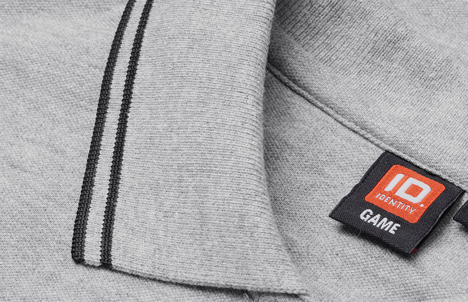 Polo contrasto | stretch | donna - Grigio mélange
