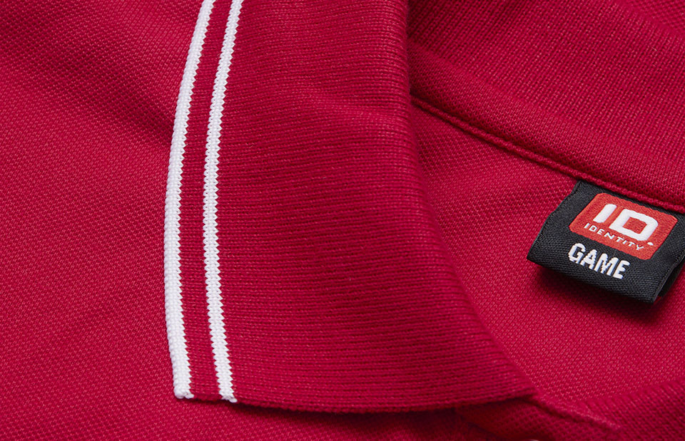 Polo contrasto | stretch | donna - Rosso