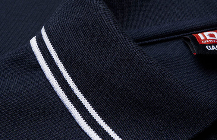 Polo contrasto | stretch | donna - Blu navy