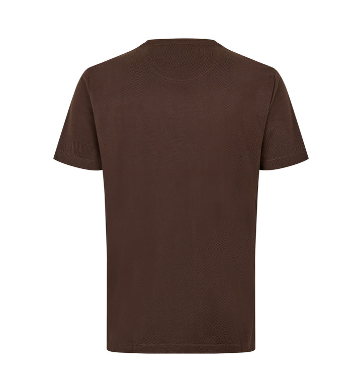 T-shirt lyocell - Mocca