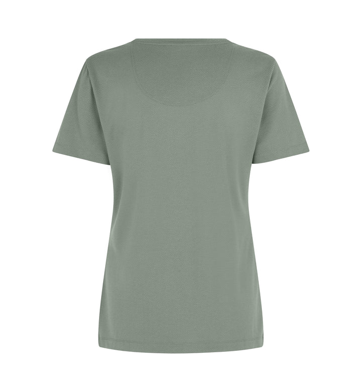 T-shirt lyocell | donna - Verde polvere