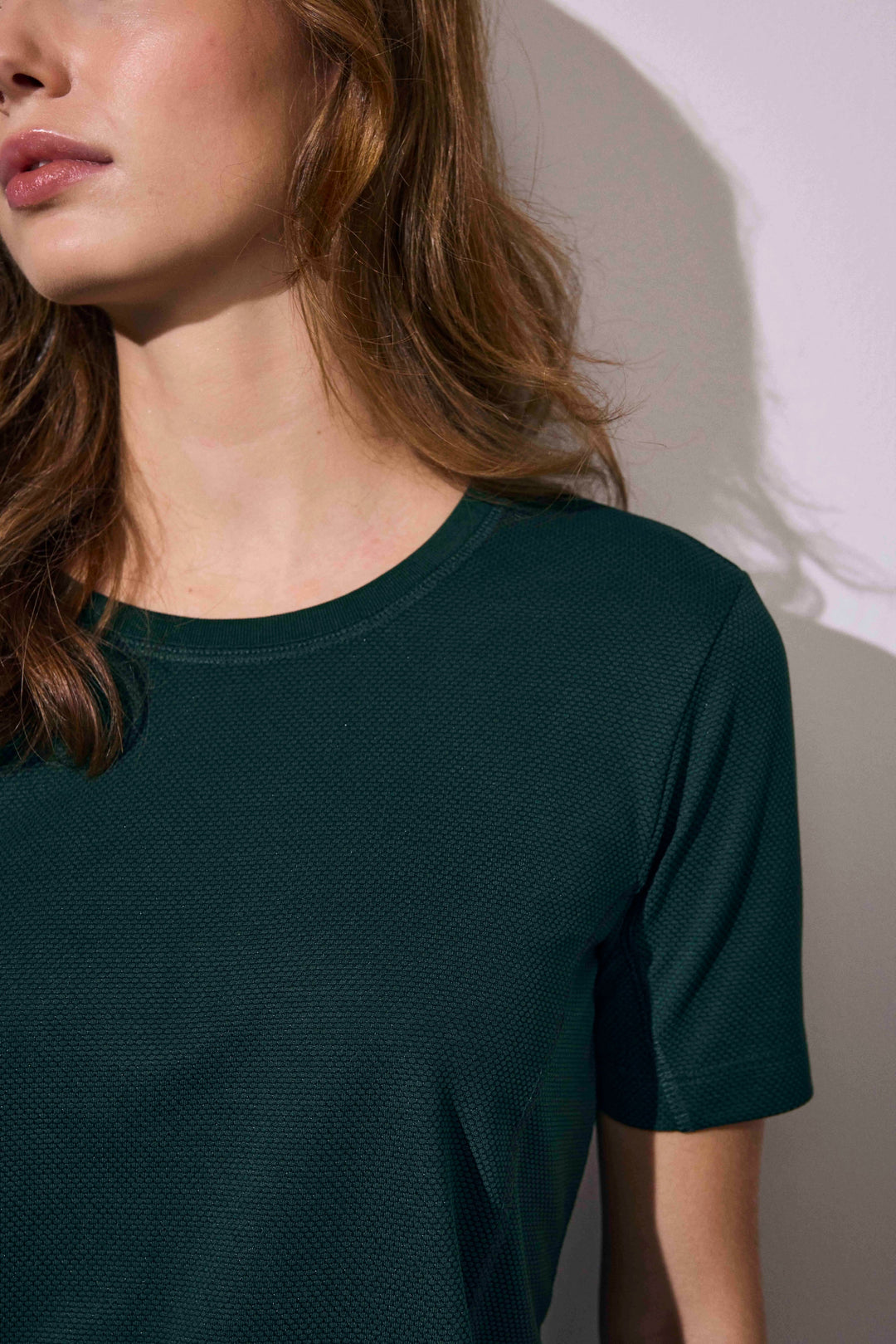 T-shirt lyocell | donna - Verde bottiglia