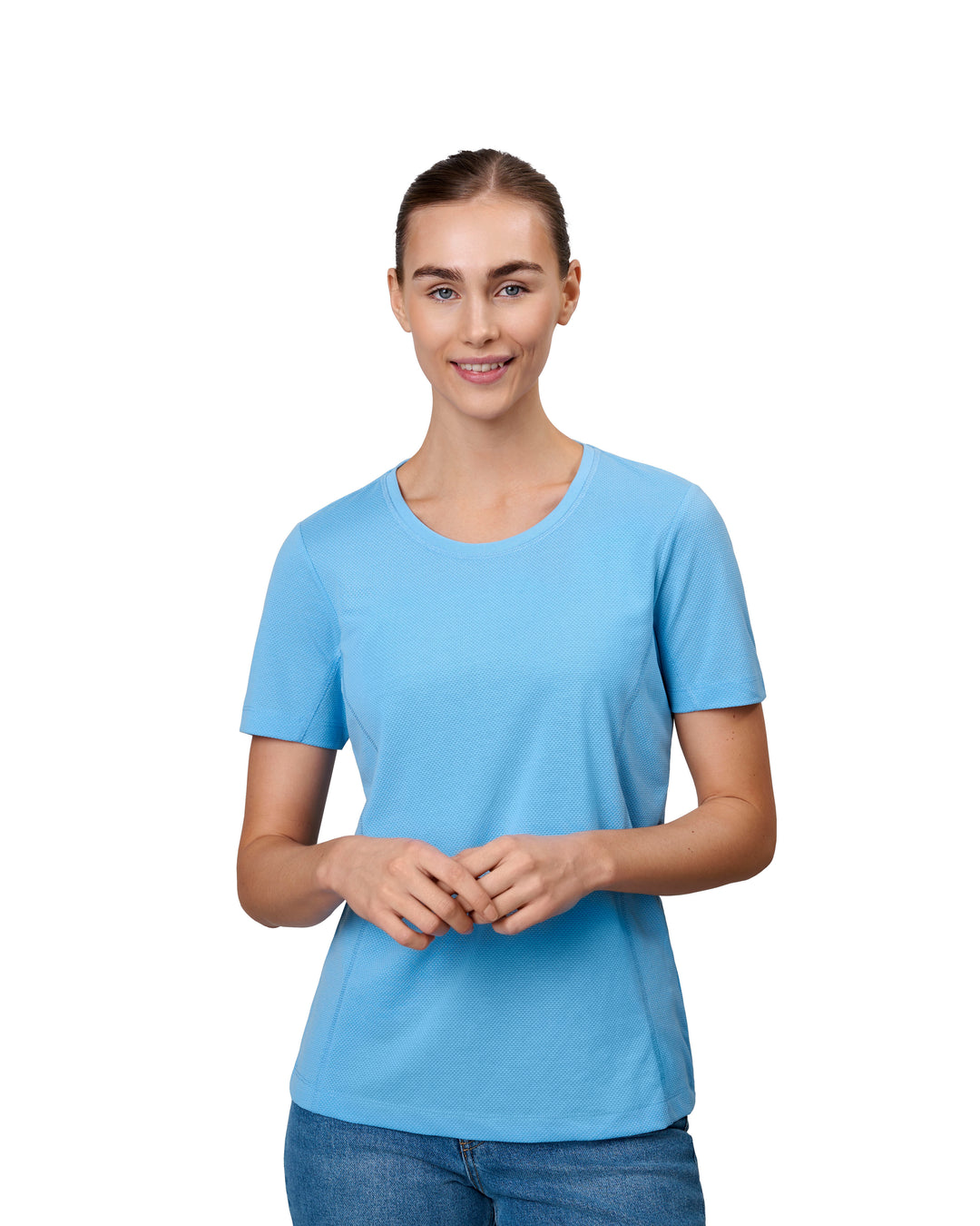 T-shirt lyocell | donna - Azzurro