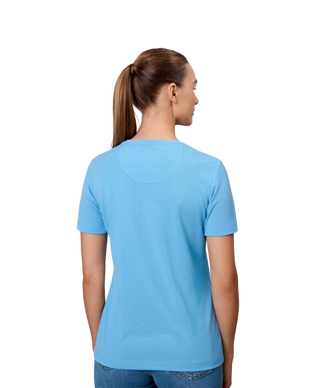 T-shirt lyocell | donna - Azzurro
