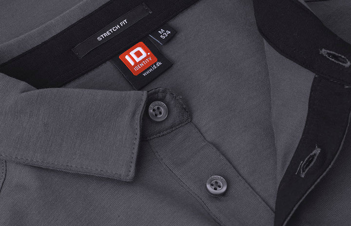 Polo business | jersey - Grigio argento