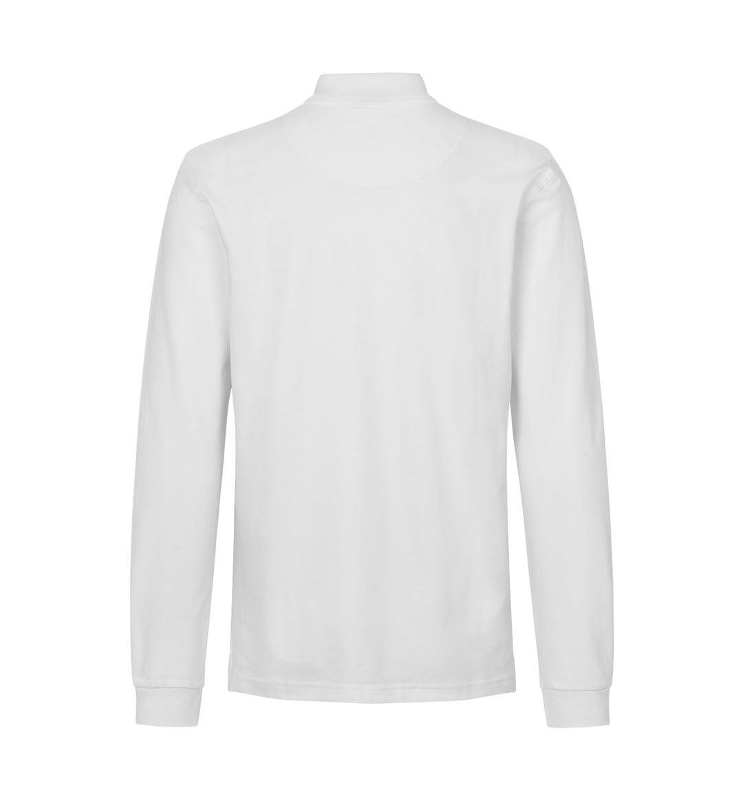 Polo manica lunga | stretch - Bianco