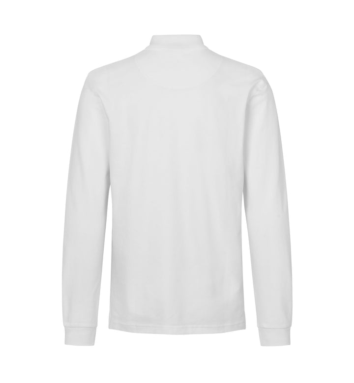 Polo manica lunga | stretch - Bianco