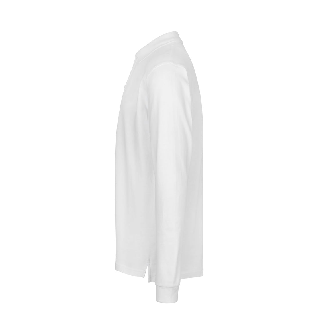 Polo manica lunga | stretch - Bianco