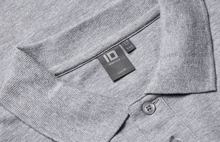 Polo manica lunga | stretch - Grigio mélange