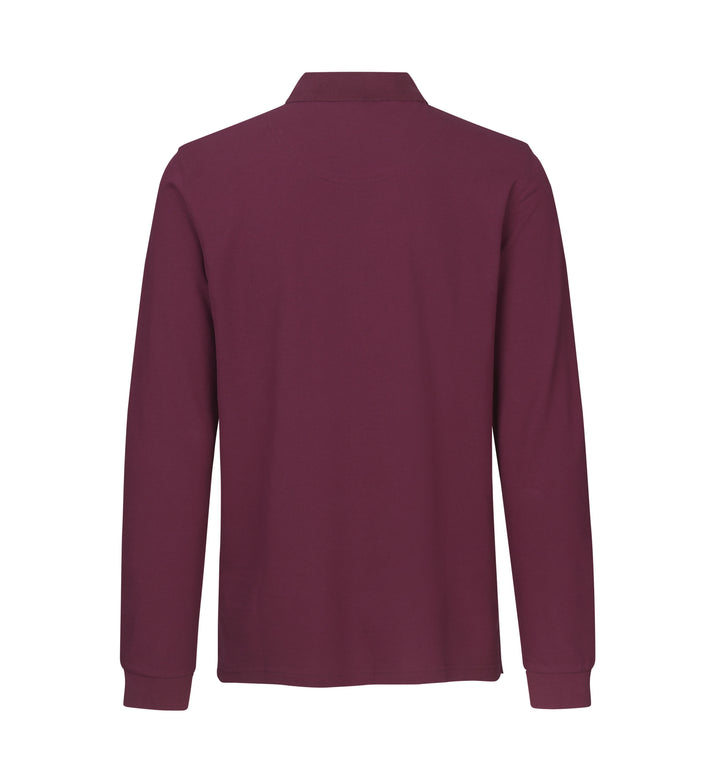 Polo manica lunga | stretch - Bordeaux
