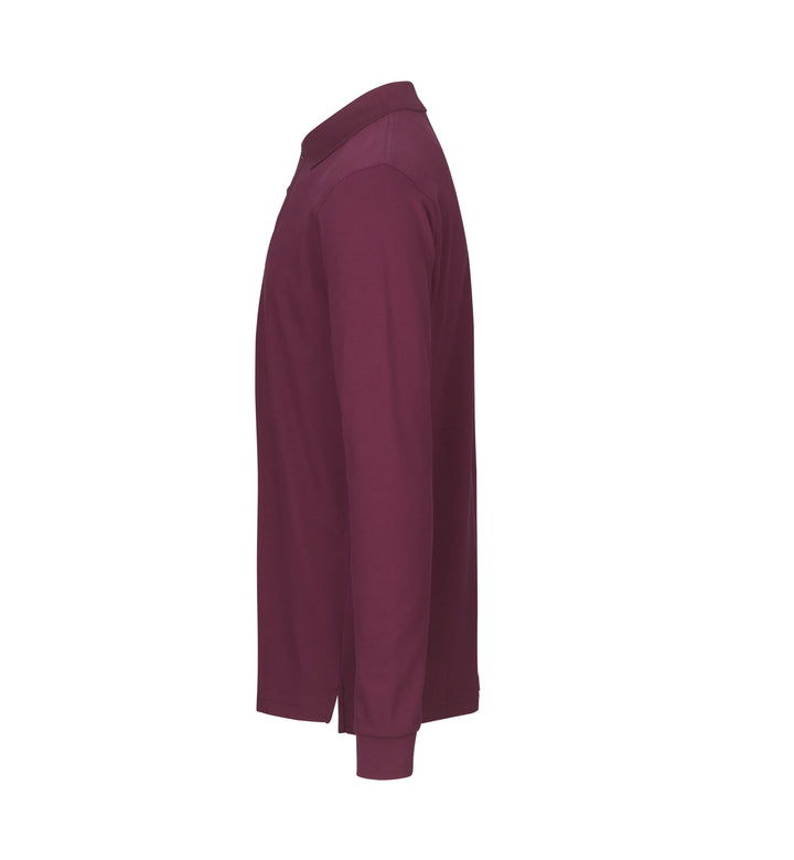 Polo manica lunga | stretch - Bordeaux