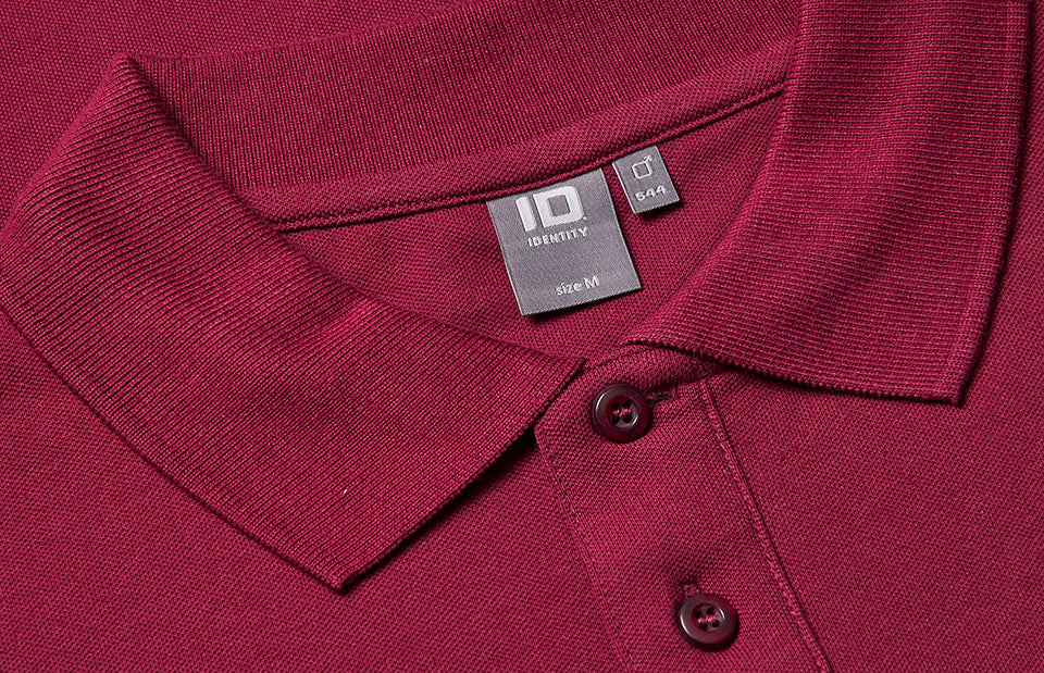 Polo manica lunga | stretch - Bordeaux