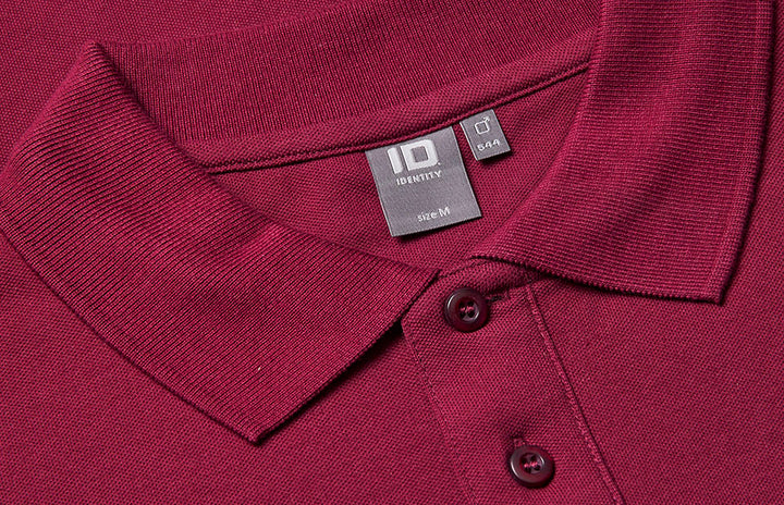 Polo manica lunga | stretch - Bordeaux