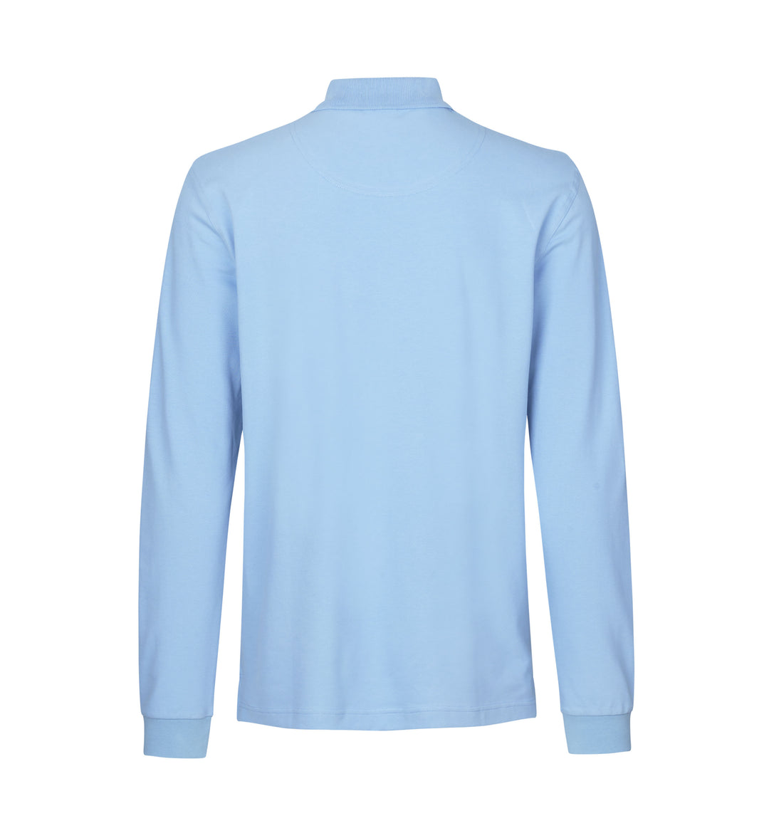 Polo manica lunga | stretch - Azzurro