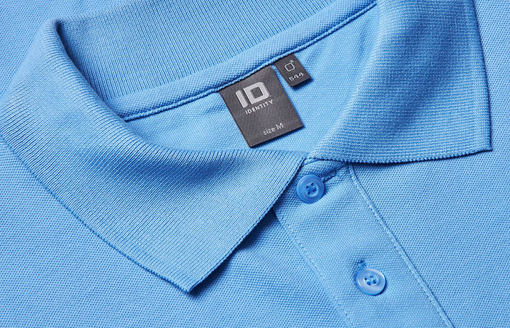 Polo manica lunga | stretch - Azzurro