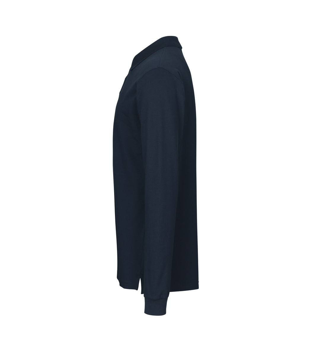 Polo manica lunga | stretch - Blu navy