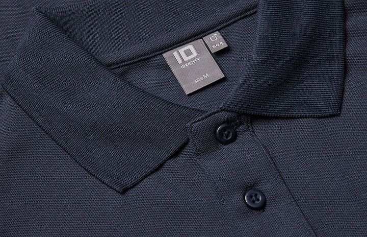 Polo manica lunga | stretch - Blu navy