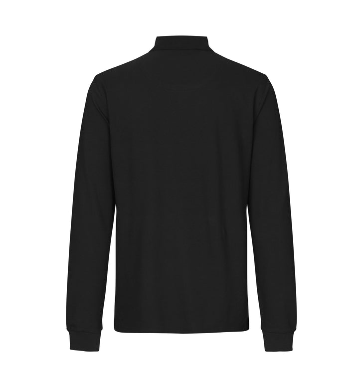 Polo manica lunga | stretch - Nero