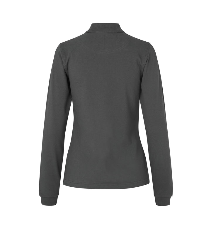 Polo manica lunga | stretch | donna - Antracite