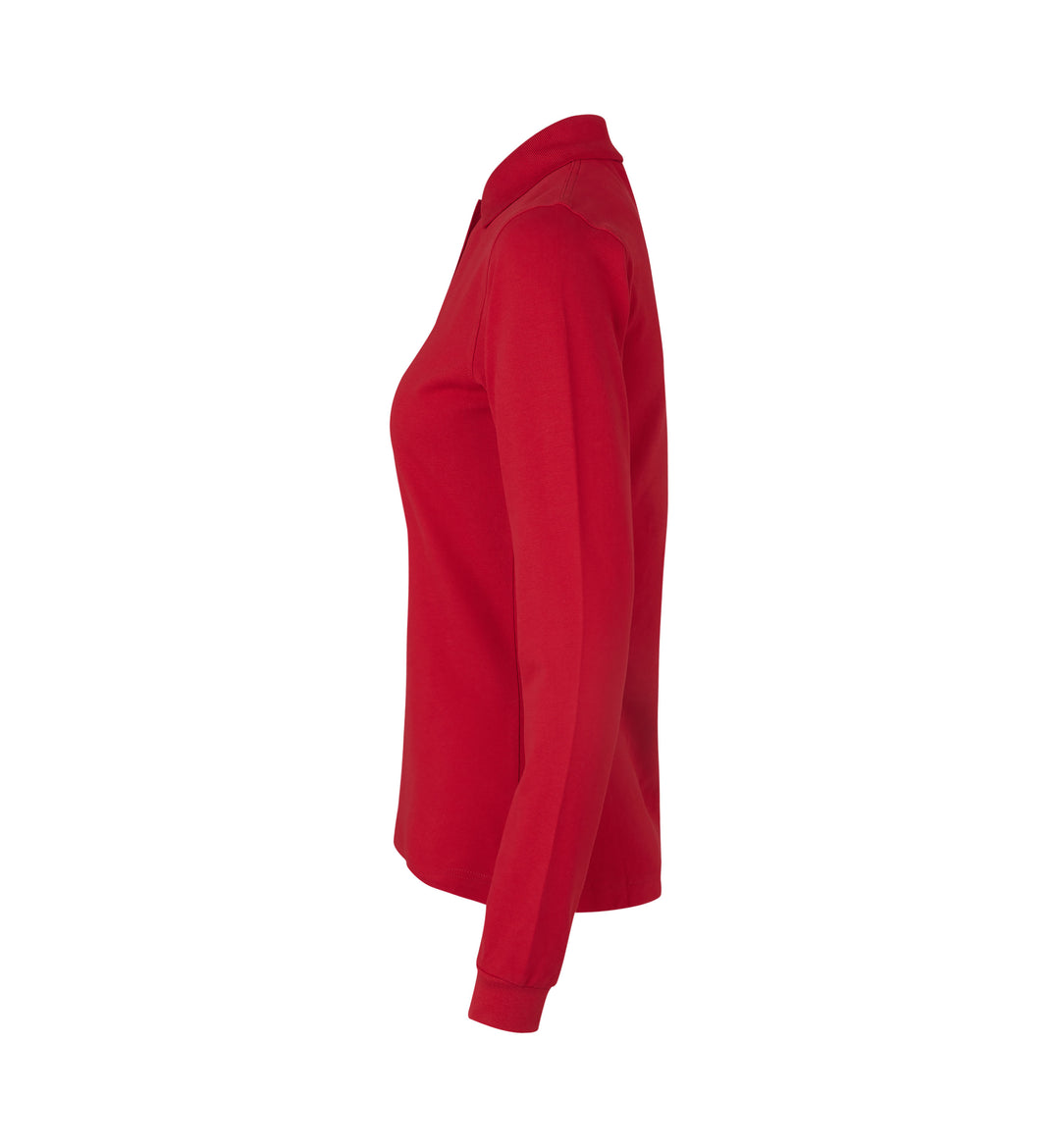 Polo manica lunga | stretch | donna - Rosso