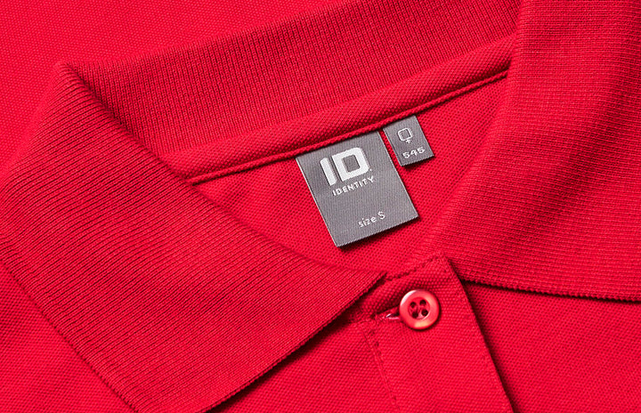 Polo manica lunga | stretch | donna - Rosso