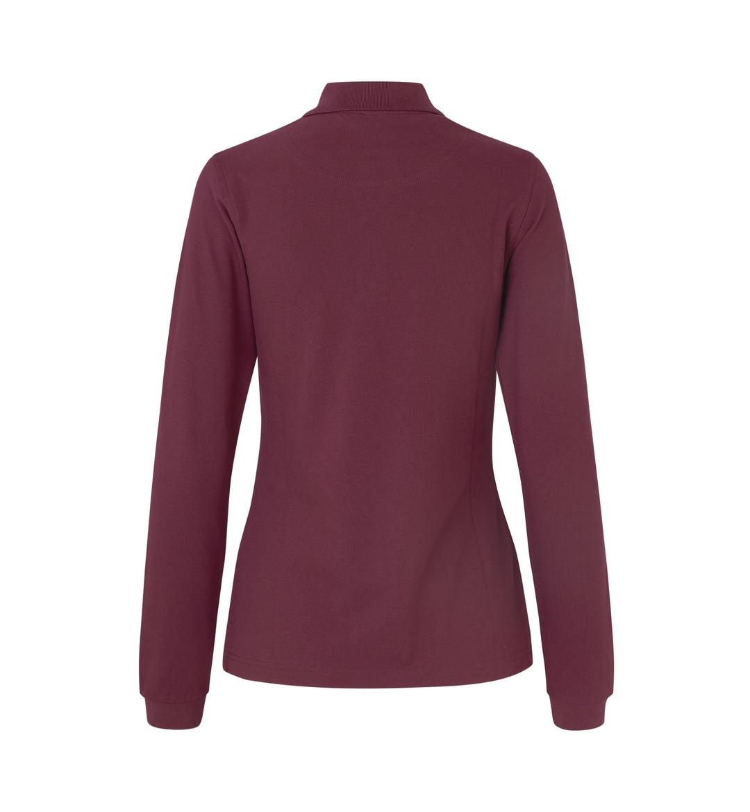 Polo manica lunga | stretch | donna - Bordeaux