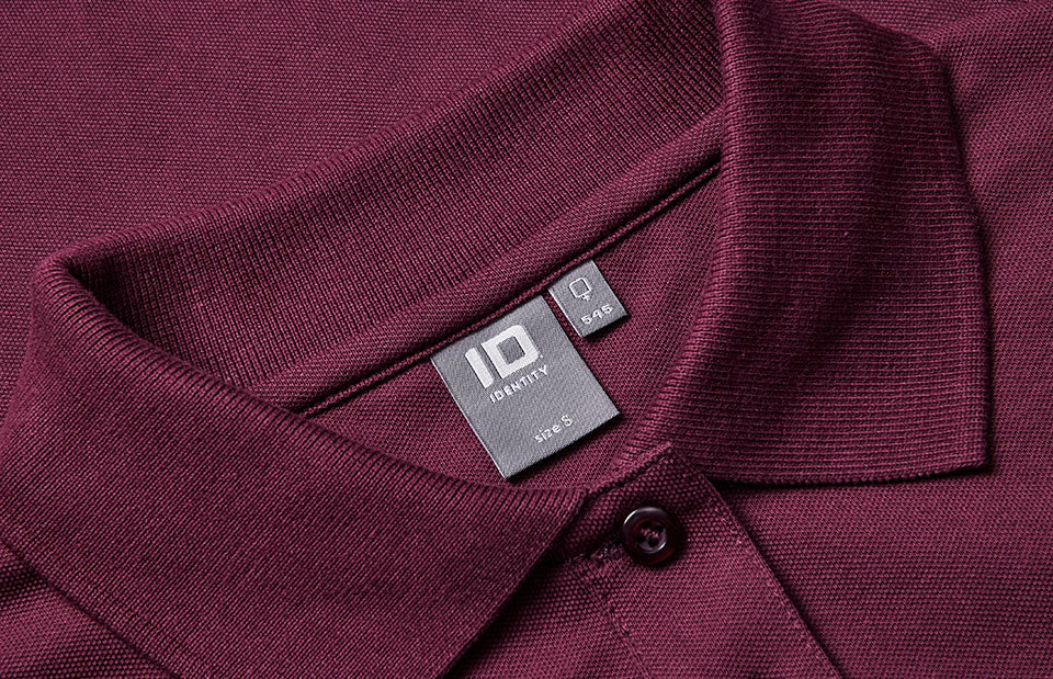 Polo manica lunga | stretch | donna - Bordeaux