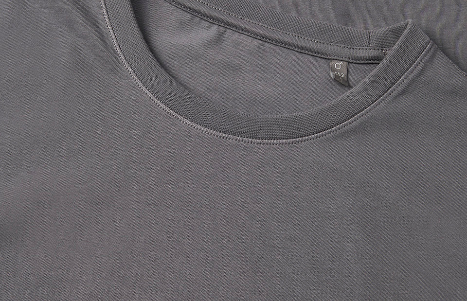 T-shirt | biologica - Grigio argento