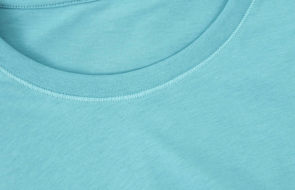 T-shirt | biologica - Dusty aqua