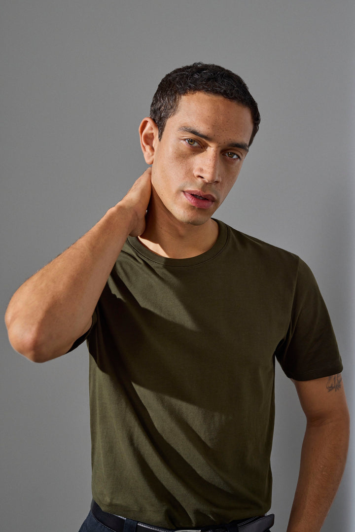 T-shirt | biologica - Oliva