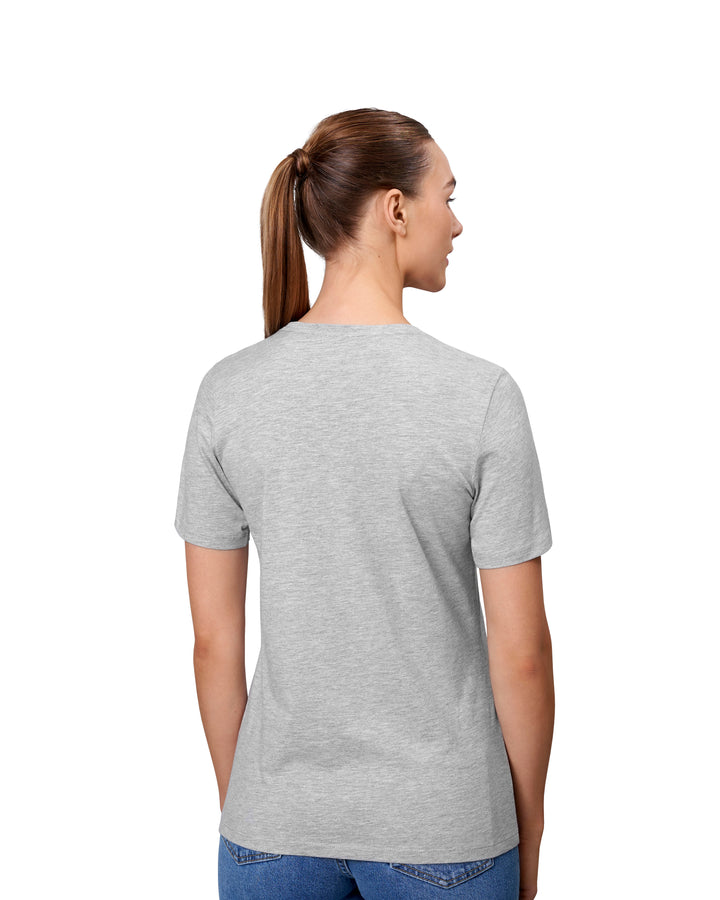 T-shirt | biologica | donna - Grigio chiaro mélange