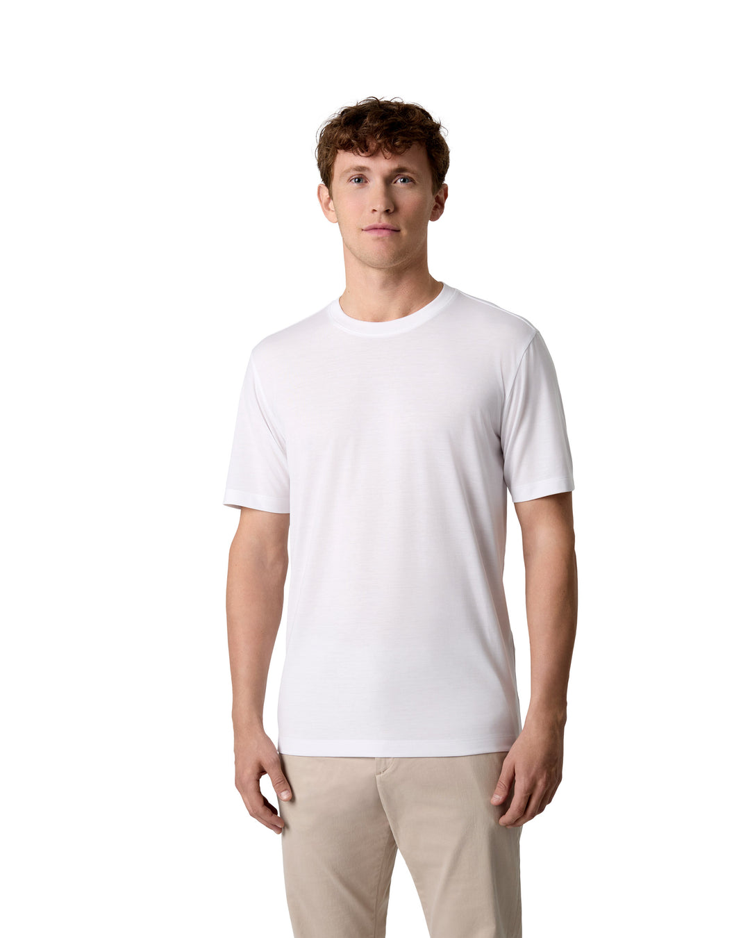 T-shirt Ease | lyocell - Bianco