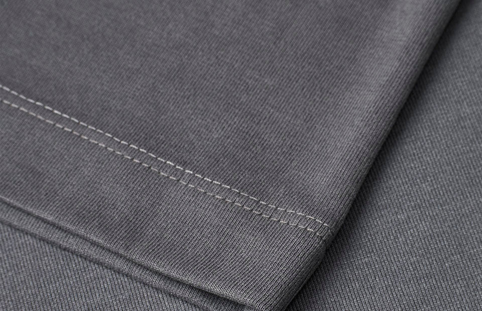 T-shirt Ease | lyocell - Grigio argento