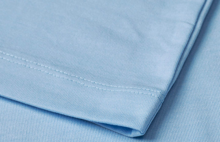 T-shirt Ease | lyocell - Azzurro