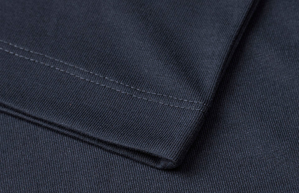 T-shirt Ease | lyocell - Blu navy