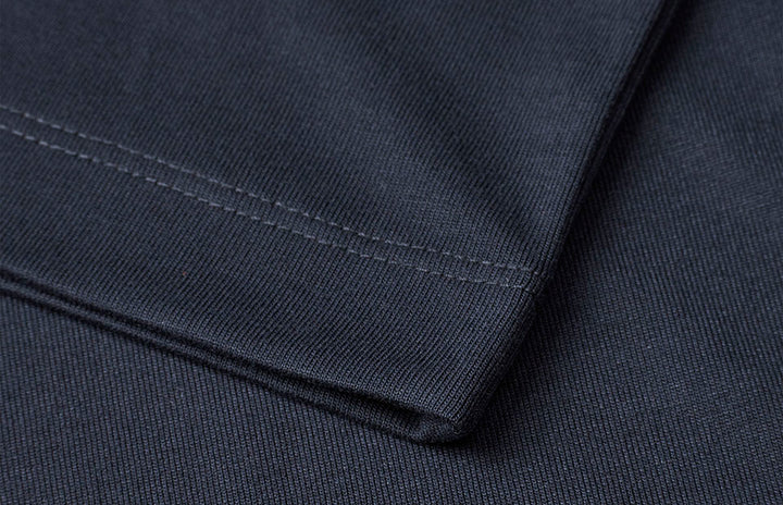 T-shirt Ease | lyocell - Blu navy