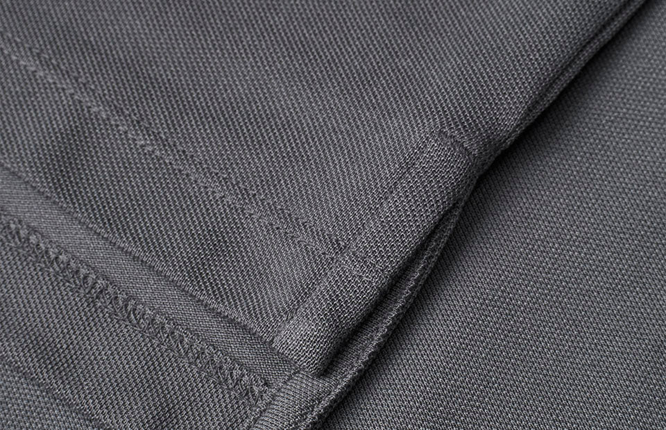 Polo Ease | lyocell - Grigio argento