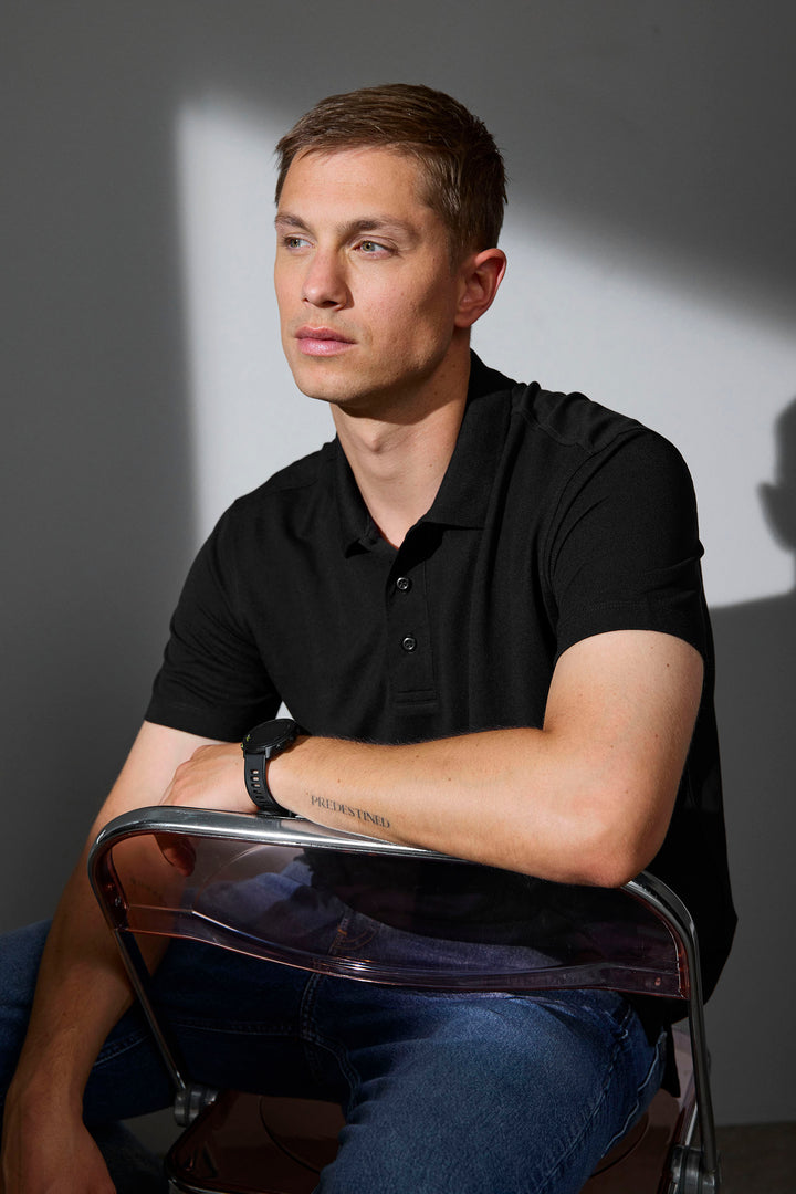 Polo Ease | lyocell - Nero