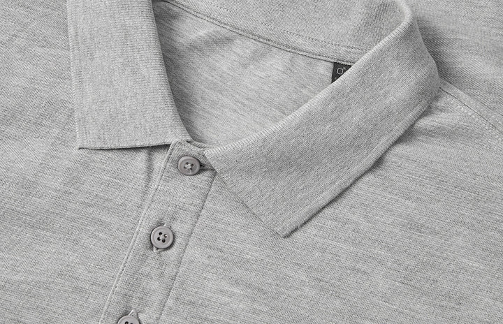 Polo | biologica - Grigio chiaro mélange