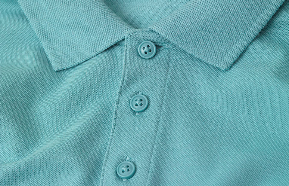 Polo | biologica - Dusty aqua
