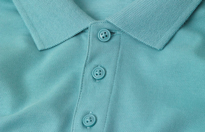 Polo | biologica - Dusty aqua