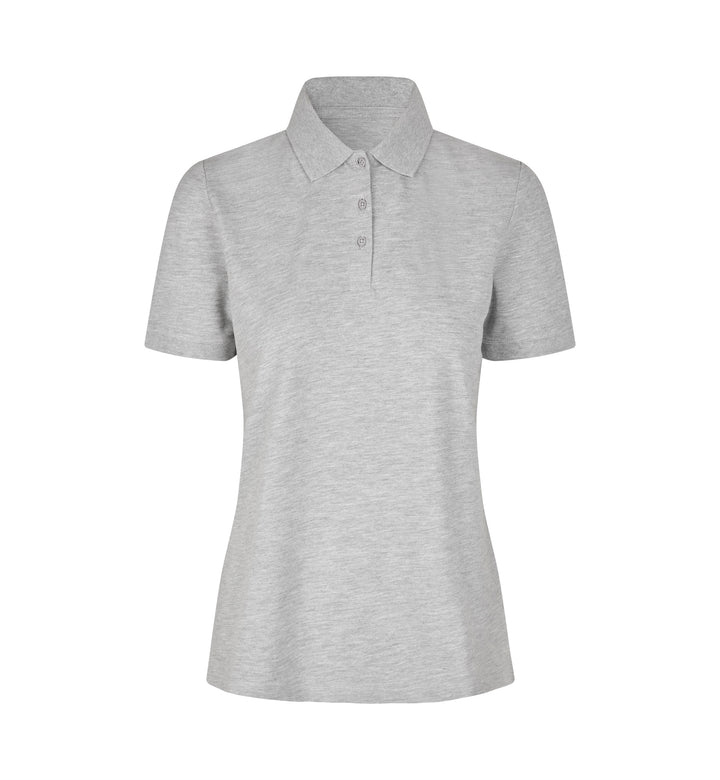 Polo | biologica | donna - Grigio chiaro mélange