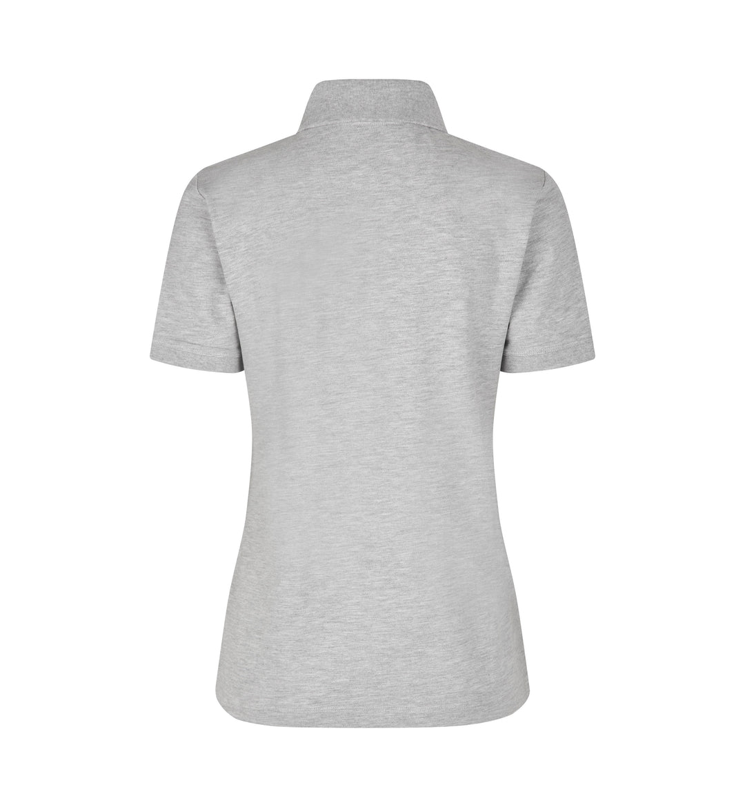 Polo | biologica | donna - Grigio chiaro mélange