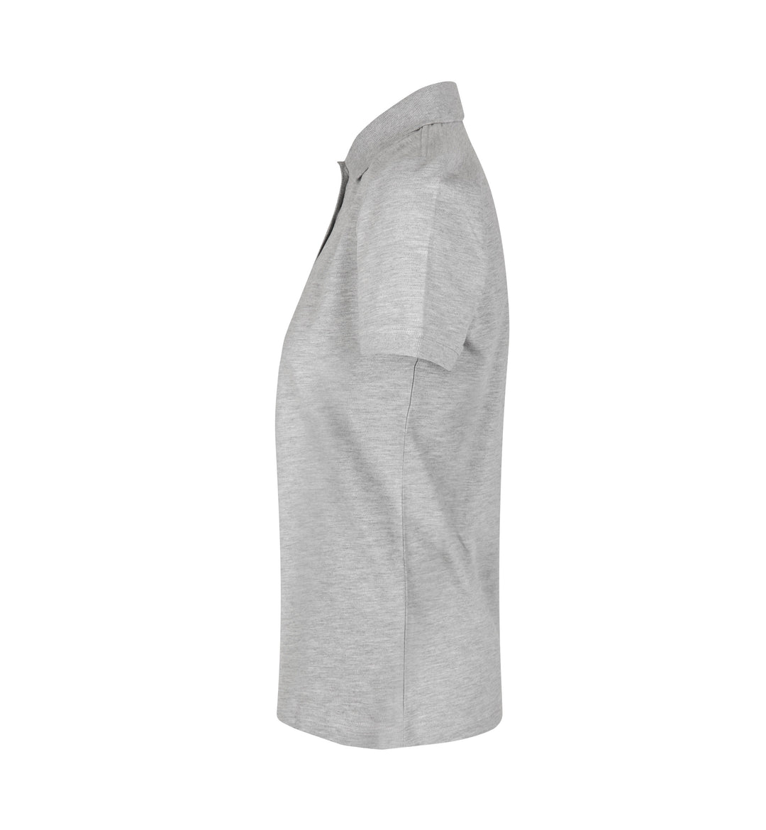 Polo | biologica | donna - Grigio chiaro mélange