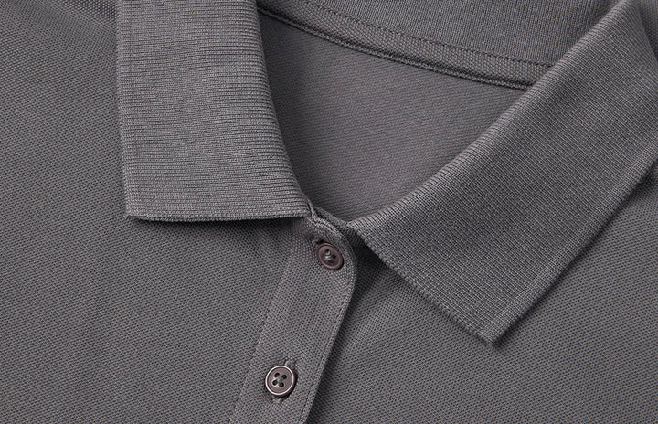 Polo | biologica | donna - Grigio argento