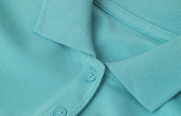 Polo | biologica | donna - Dusty aqua