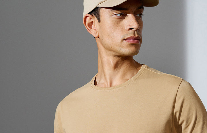 T-shirt stretch | comfort - Sabbia