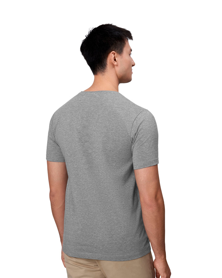 T-shirt stretch | comfort - Grigio mélange