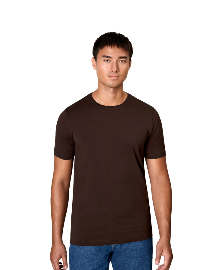 T-shirt stretch | comfort - Mocca