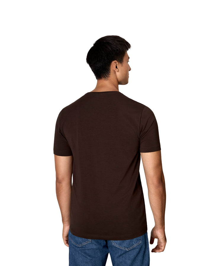 T-shirt stretch | comfort - Mocca